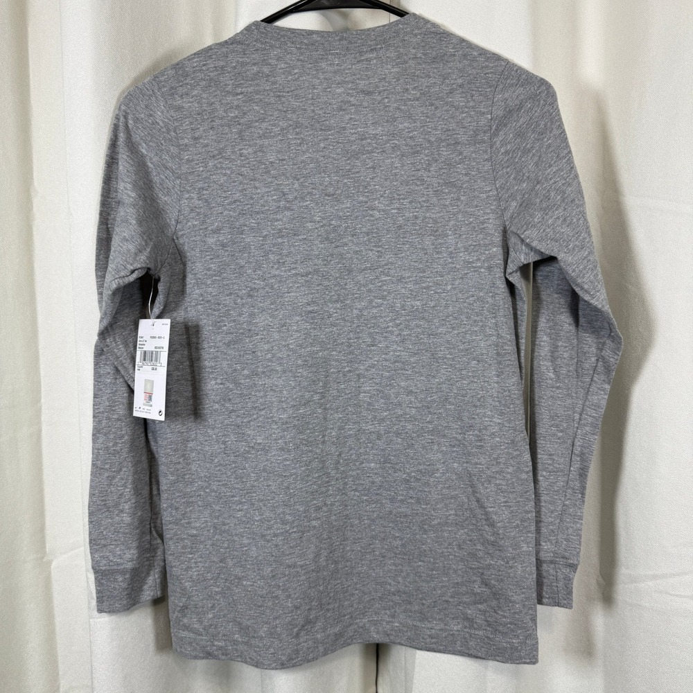 Boise State Broncos Football Nike YOUTH Medium Long Sleeve Gray Shirt - Picture 5 of 7